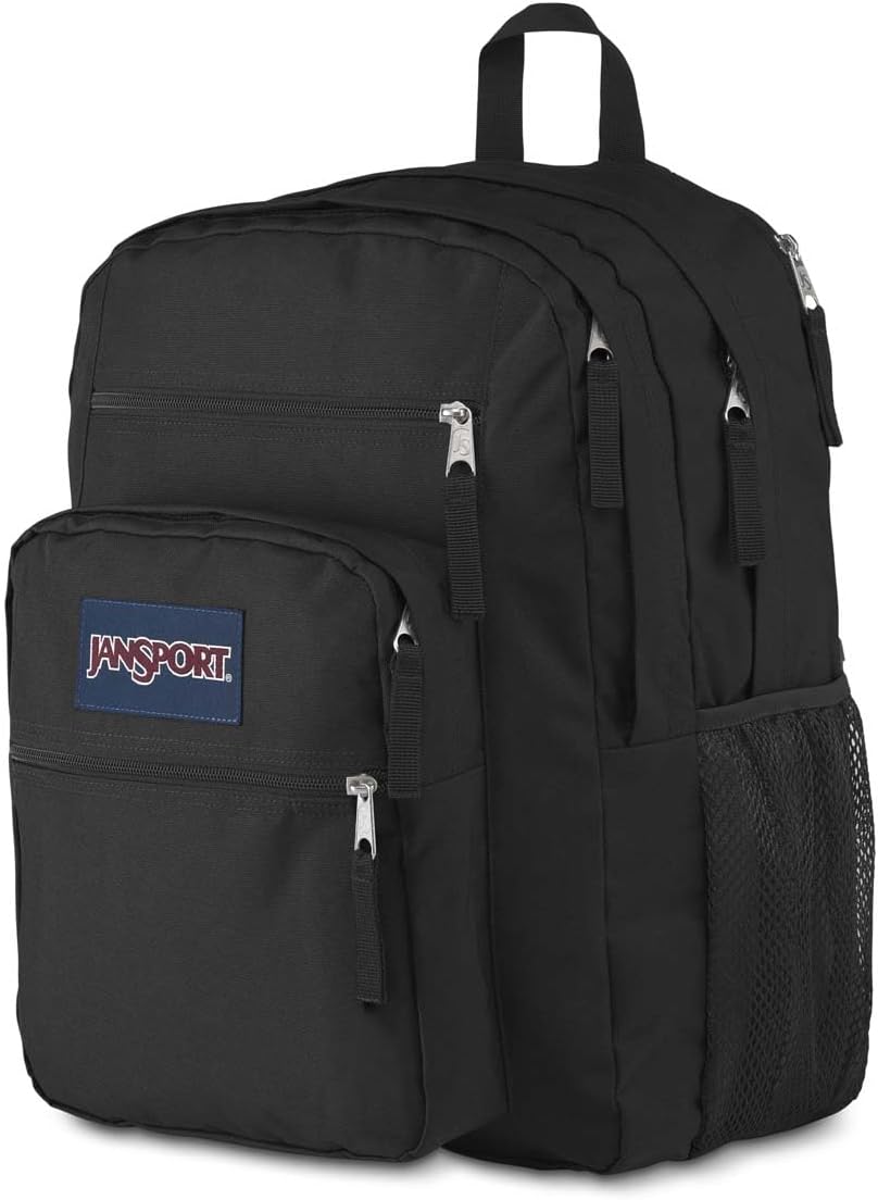 JanSport Laptop Backpack - Computer Bag with 2 Compartments, Ergonomic Shoulder Straps, 15” Laptop Sleeve, Haul Handle - Black - Image 8
